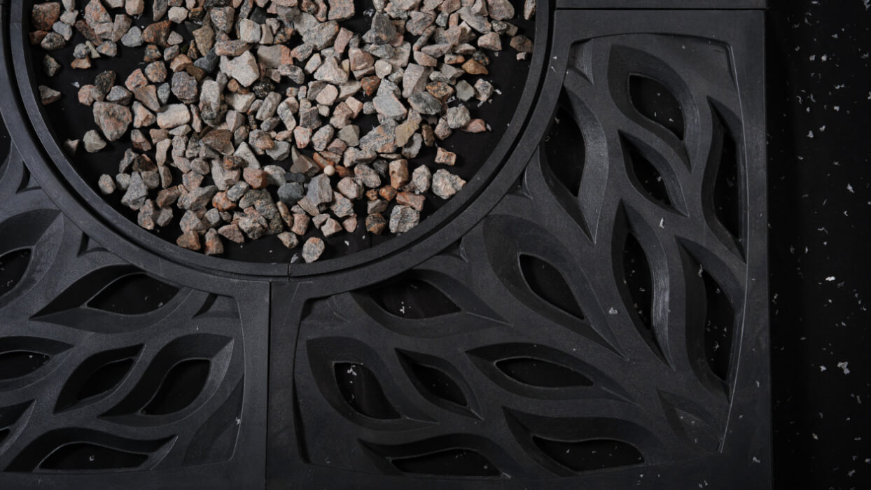 Приствольная решетка для дерева ZKING CRUST 1.2х1.2м Черная в Сургуте фото