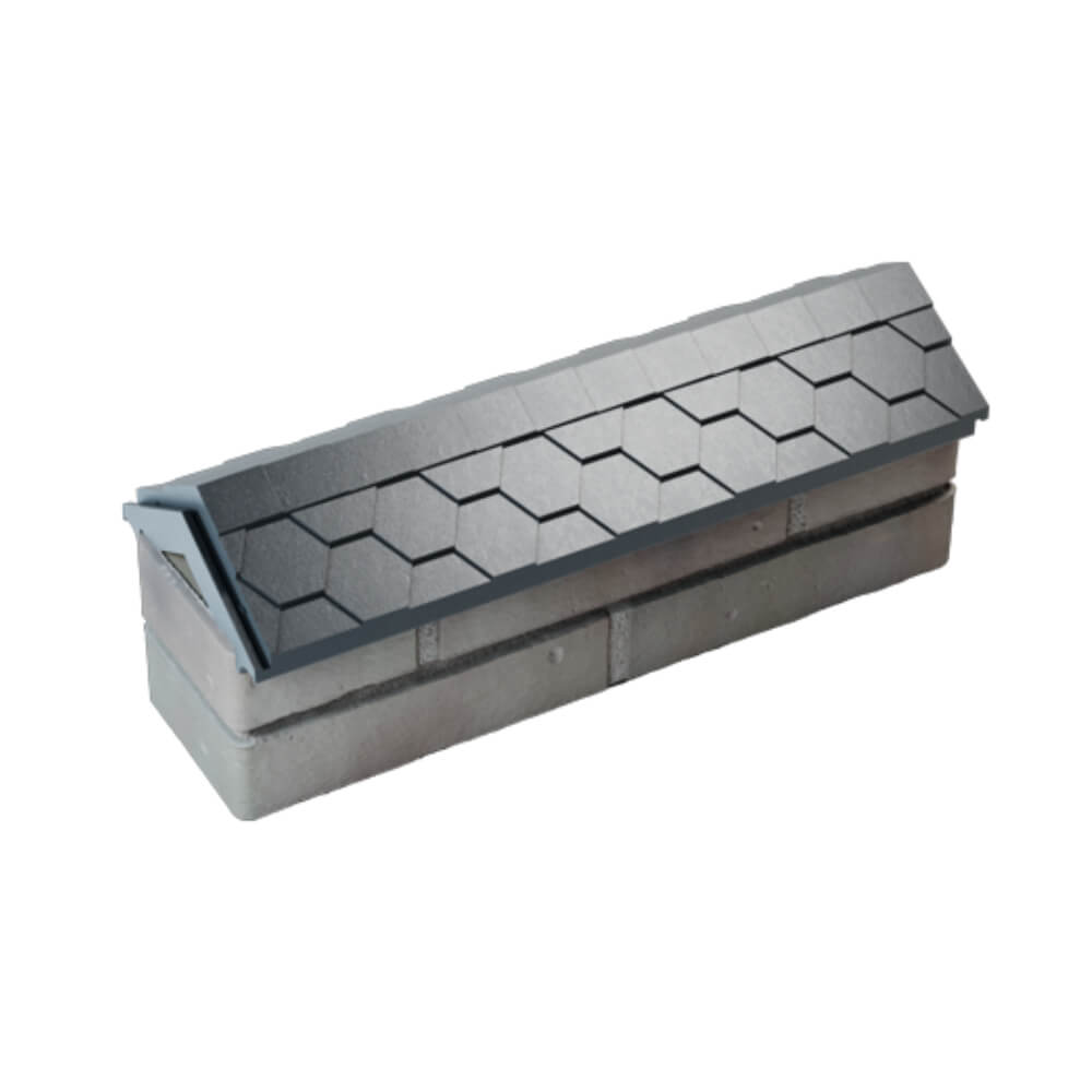 Парапет Zking Эверест Серый с посадкой на 0.5 кирпича (130мм) в Сургуте фото